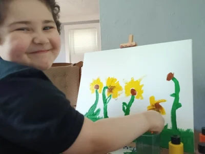 kid painting