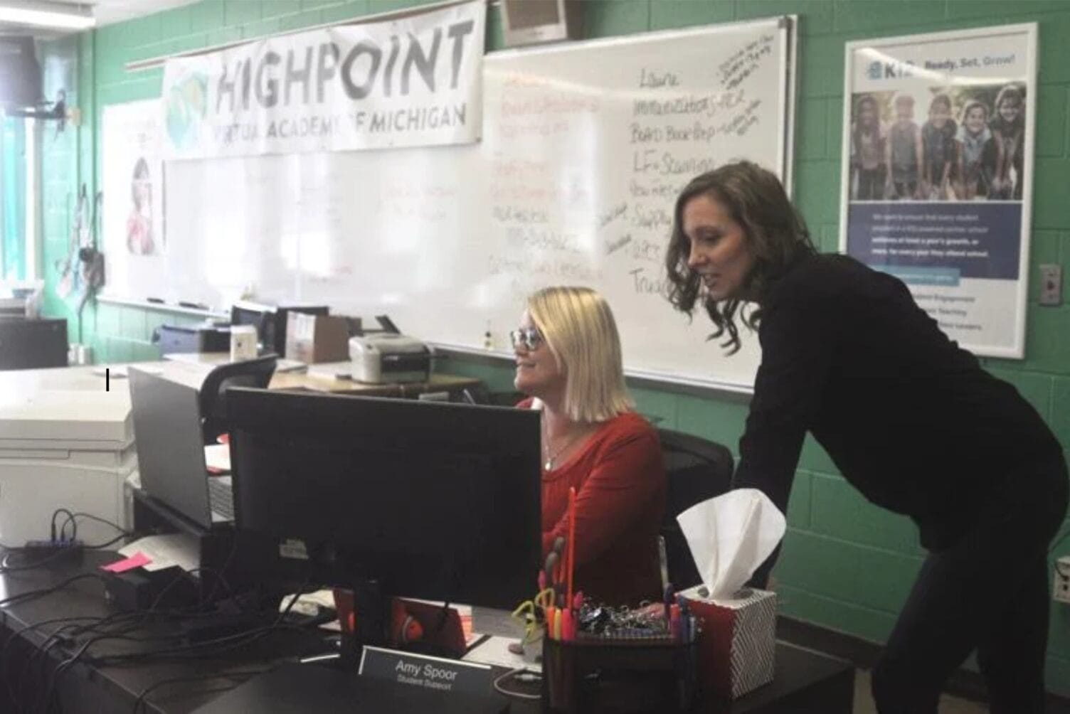 teachers working